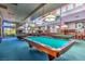 Game room boasts multiple billiard tables at 10065 Hemet Dr, Las Vegas, NV 89134