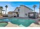 Inviting pool and spa with a large patio and covered area at 1138 Aspen Valley Ave, Las Vegas, NV 89123