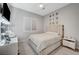 Bedroom with vanity and Hollywood-style mirror at 11870 Star Grass Ave, Las Vegas, NV 89138