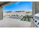 Stunning pool and patio area with a fire pit at 11870 Star Grass Ave, Las Vegas, NV 89138