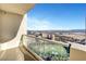 Balcony view overlooking a putting green and city skyline at 125 E Harmon Ave # 1620, Las Vegas, NV 89109