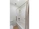 Bathroom with shower/tub combo and grab bars at 1420 Ellen Tracy Way, Henderson, NV 89014