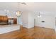 Spacious living room with hardwood floors and high ceilings at 1420 Ellen Tracy Way, Henderson, NV 89014