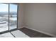 Bright bedroom with city views and sliding glass door access at 150 N Las Vegas Blvd # 1217, Las Vegas, NV 89101