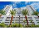 Luxury high rise building with palm trees at 150 N Las Vegas Blvd # 1217, Las Vegas, NV 89101