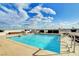 Refreshing rooftop pool with city views and lounge chairs at 150 N Las Vegas Blvd # 2302, Las Vegas, NV 89101