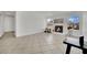 Bright living room with fireplace and tile floors at 1627 Candice St, Las Vegas, NV 89156