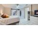 Spacious bedroom with tiled floors and a large closet at 2108 Royal Antilles Ct, North Las Vegas, NV 89031