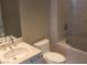 Spa-like bathroom with soaking tub and modern vanity at 222 Karen Ave # 2708, Las Vegas, NV 89109