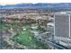 Aerial view of Las Vegas golf course and cityscape at 222 Karen Ave # 3601, Las Vegas, NV 89109