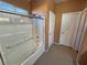 Bathroom with shower/tub combo and updated fixtures at 2558 Sparrow Way, Pahrump, NV 89048