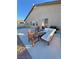 Patio furniture on a large concrete slab at 2558 Sparrow Way, Pahrump, NV 89048