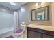 Clean bathroom with shower/tub and vanity at 3091 Liberty Cir, Las Vegas, NV 89121