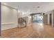 Modern interior with hardwood floors and a lofted area at 353 E Bonneville Ave # 103, Las Vegas, NV 89101