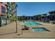 Community pool with spa and lounge area at 353 E Bonneville Ave # 103, Las Vegas, NV 89101