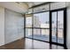 Bright bedroom with city views and private balcony at 353 E Bonneville Ave # 503, Las Vegas, NV 89101