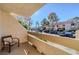 Relaxing balcony with chair overlooking the community at 3760 Desert Marina Dr # 67, Laughlin, NV 89029