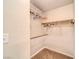 Large walk-in closet with double hanging rods and shelving at 3760 Desert Marina Dr # 67, Laughlin, NV 89029