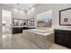 Spa-like bathroom with a soaking tub and double vanities at 39 Cranberry Cove Ct, Las Vegas, NV 89135