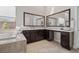 Bathroom with double vanities and large vanity area at 39 Cranberry Cove Ct, Las Vegas, NV 89135