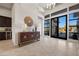 Bright and airy entryway with a stylish console table and large windows at 39 Cranberry Cove Ct, Las Vegas, NV 89135