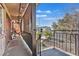 Covered entryway with decorative plants and a peaceful atmosphere at 4186 Silver Dollar Ave # 8, Las Vegas, NV 89102