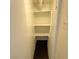 Hallway closet with built in shelves at 447 N 13Th St, Las Vegas, NV 89101