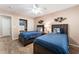 Charming bedroom with two twin beds and built-in closet at 5522 Oakview Falls Ct, Las Vegas, NV 89148