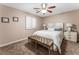 Bright bedroom with a king-size bed and plenty of natural light at 5522 Oakview Falls Ct, Las Vegas, NV 89148