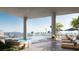 Relaxing pool deck with lounge chairs and city views at 700 W Carson Ave # 2007, Las Vegas, NV 89106