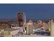 Las Vegas cityscape featuring the distinctive Circa Resort & Casino with mountain views in the distance at 700 W Carson Ave # 2506, Las Vegas, NV 89106