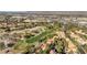 Aerial view of houses and golf course community at 7500 Orange Haze Way, Las Vegas, NV 89149