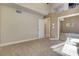 Spacious bedroom with mirrored closet and carpeted floors at 7500 Orange Haze Way, Las Vegas, NV 89149