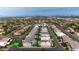 Aerial view of home and neighborhood, highlighting its location and amenities at 7521 Yonie Ct, Las Vegas, NV 89117