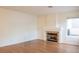 Living room with fireplace and hardwood floors at 7608 Botany Bay Dr, Las Vegas, NV 89128