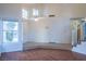 Bright living room with hardwood floors and high ceilings at 7608 Botany Bay Dr, Las Vegas, NV 89128