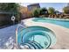 Community pool and spa with ample deck space at 8272 Southern Cross Ave, Las Vegas, NV 89131