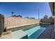 Inviting pool with spa and spacious patio at 9154 Cazador St, Las Vegas, NV 89123