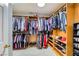 Spacious walk-in closet with ample shelving and hanging space at 9154 Cazador St, Las Vegas, NV 89123