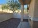 Private backyard area with a low-maintenance gravel landscape and fenced perimeter at 1142 Grass Pond Pl # 3, Henderson, NV 89002