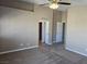 Bedroom featuring neutral carpet, ceiling fan, and ample space for personalization at 1142 Grass Pond Pl # 3, Henderson, NV 89002