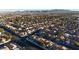 Aerial view showing house and neighborhood context at 1252 Little Sidnee Dr, Las Vegas, NV 89123