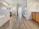 Large bathroom with double sinks, soaking tub, and walk-in shower at 170 Rolling Fields Ct, Henderson, NV 89012