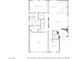 Two-story home floor plan, including garage and multiple bedrooms at 185 Rocky Star St, Henderson, NV 89012