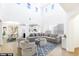 Spacious living room with vaulted ceilings and an open floor plan at 185 Rocky Star St, Henderson, NV 89012