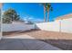 Desert landscaping with a large gravel backyard and patio at 2156 Sun Swept Way, Henderson, NV 89074