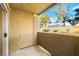 Covered patio with sliding glass door access at 2300 E Silverado Ranch Blvd # 1019, Las Vegas, NV 89183