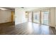 Open living space with wood-look floors at 2462 Paradise Village Way, Las Vegas, NV 89120