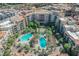 Lake Las Vegas condos showcasing community pools and landscaped grounds at 30 Strada Di Villaggio # 115, Henderson, NV 89011
