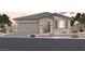 Single-story home with attached garage and landscaping at 519 Hamilton Dr # Lot 23, Mesquite, NV 89027